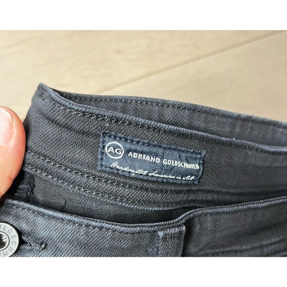 AG  Adriano Goldschmied The Portage Slim Straight Jeans Black Men 38x34 38/34 - Picture 4 of 9